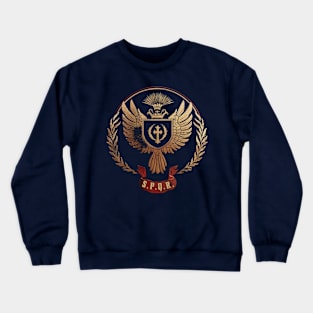 spqr roman wings Crewneck Sweatshirt